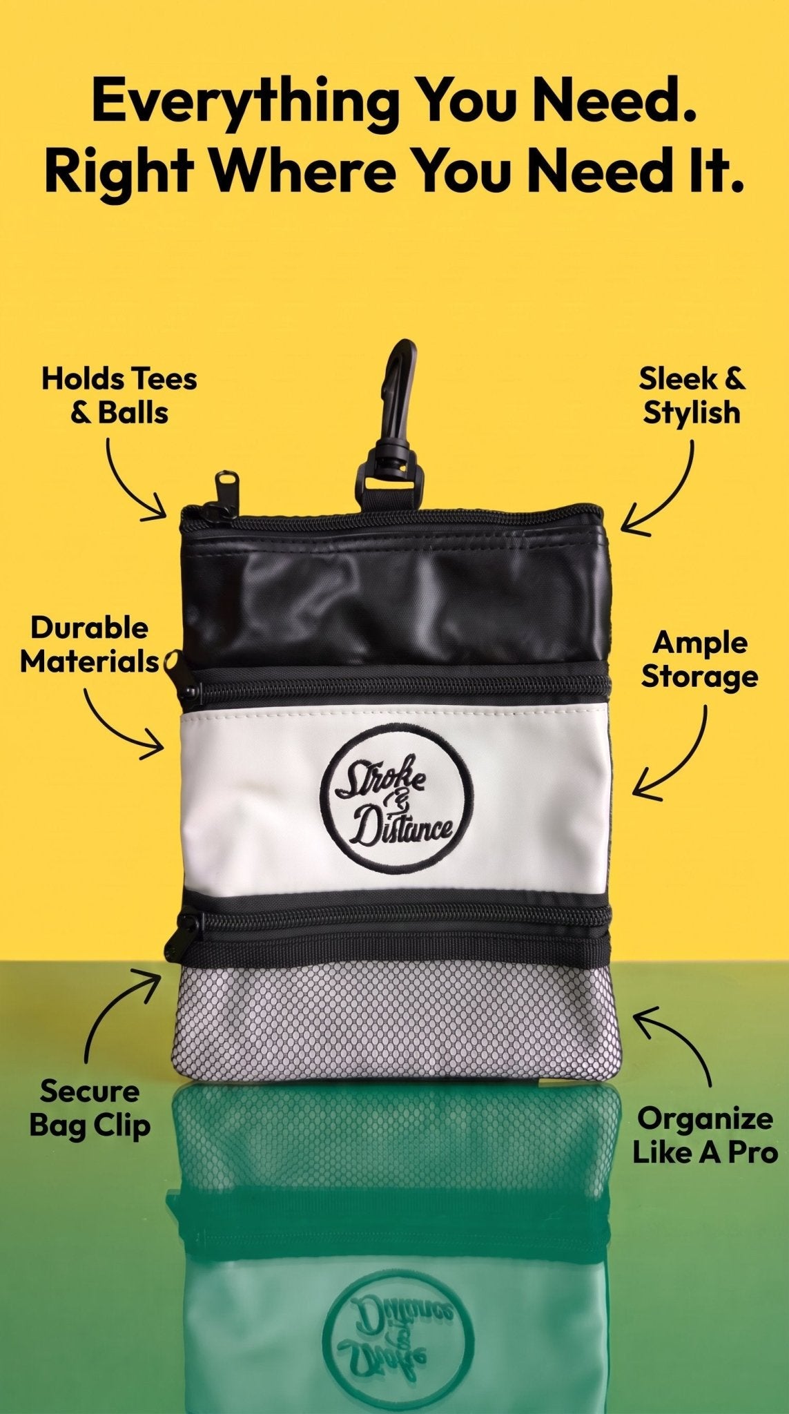 S&D Golf Pouch On-the-Go Solution for Your Golfing Essentials
