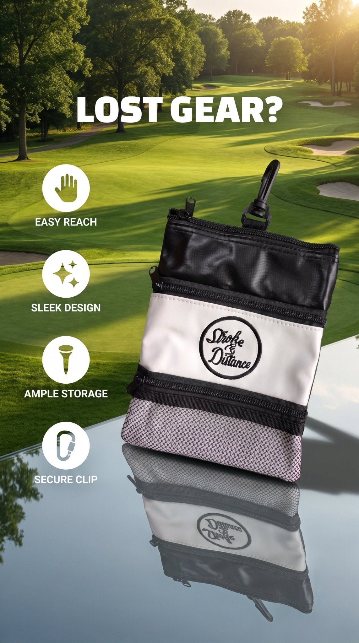 S&D Golf Pouch On-the-Go Solution for Your Golfing Essentials
