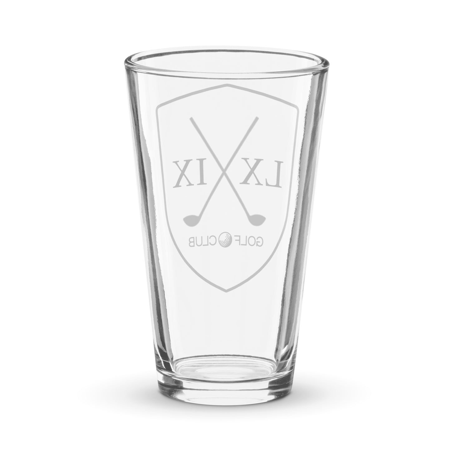 Shield Logo Shaker Pint Glass
