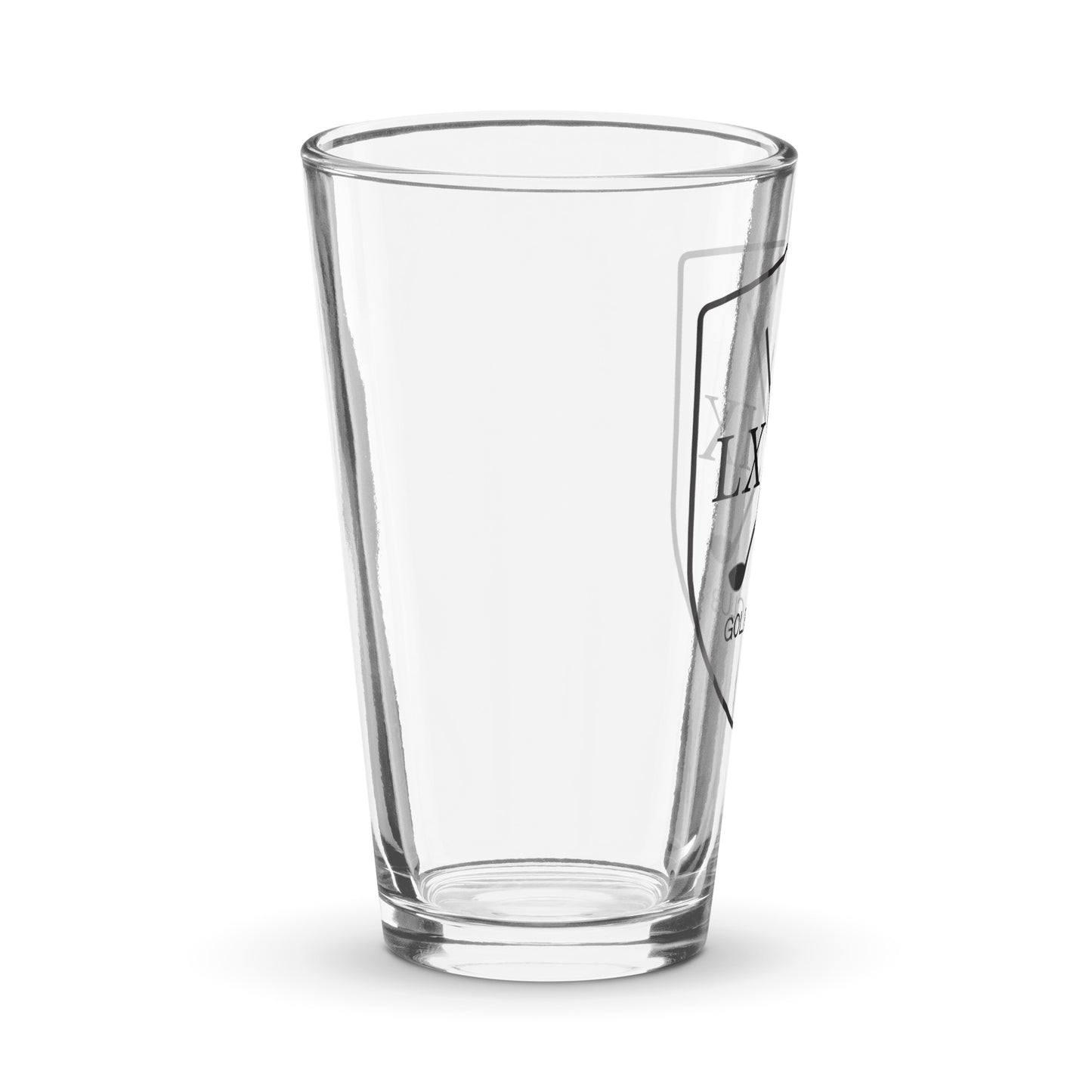 Shield Logo Shaker Pint Glass