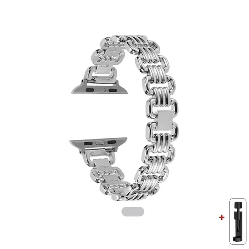 Stainless Steel Apple Watch Strap Series 11/10/9/8/7/6/5/4/ SE / Ultra 1/2/3