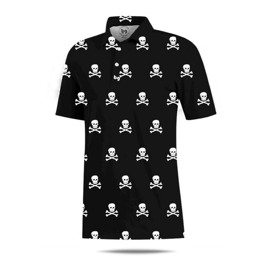 Skull and Crossbones Men's Polo