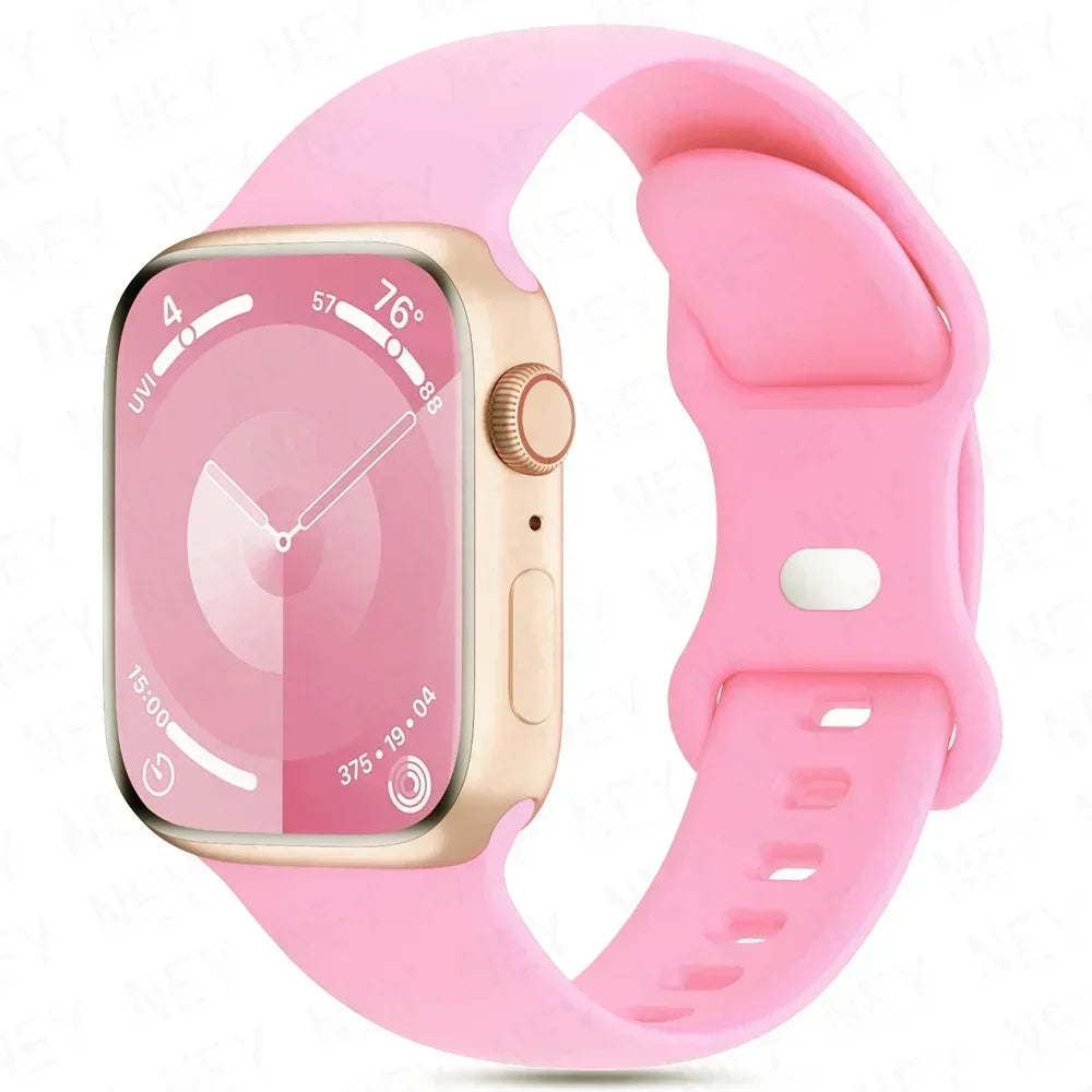 Silicone Apple Watch Band Series 11/10/9/8/7/6/5/4/ SE / Ultra 1/2/3