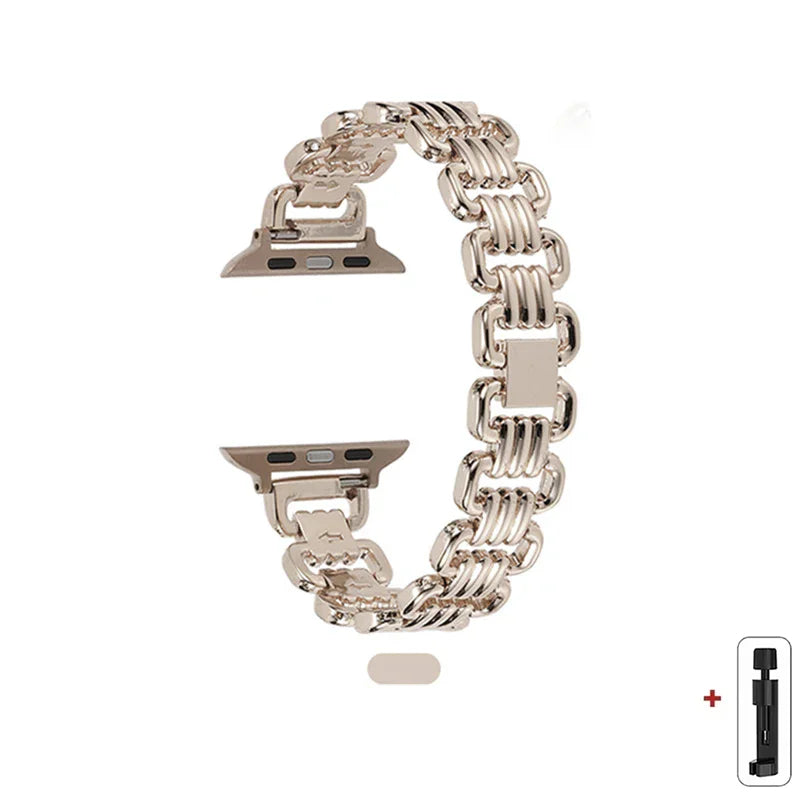 Stainless Steel Apple Watch Strap Series 11/10/9/8/7/6/5/4/ SE / Ultra 1/2/3