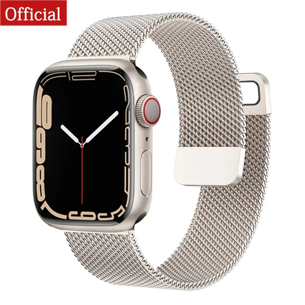 Steel Apple Watch Band Series 11/10/9/8/7/6/5/4/ SE / Ultra 1/2/3