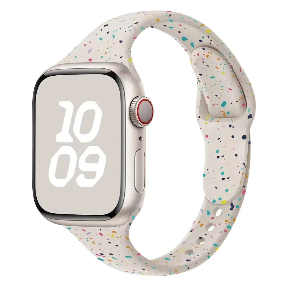 Slim Silicon Apple Watch Band-Strap