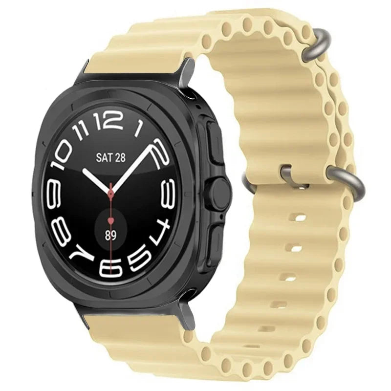 Ocean Silicone Samsung Galaxy 7 Ultra Watch Band 47MM