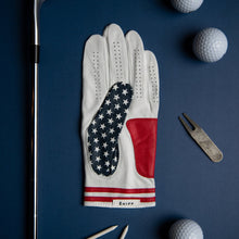 Load image into Gallery viewer, &quot;Stars &amp; Stripes&quot; Golf Glove
