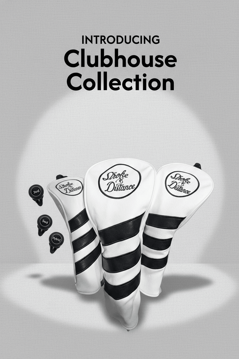 Stroke & Distance Golf Head Cover: Premium Protection, Stylish Design, Perfect Fit!
