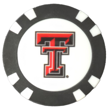 Load image into Gallery viewer, Officially Licensed Texas Tech Red Raiders Poker Chip Ball Marker
