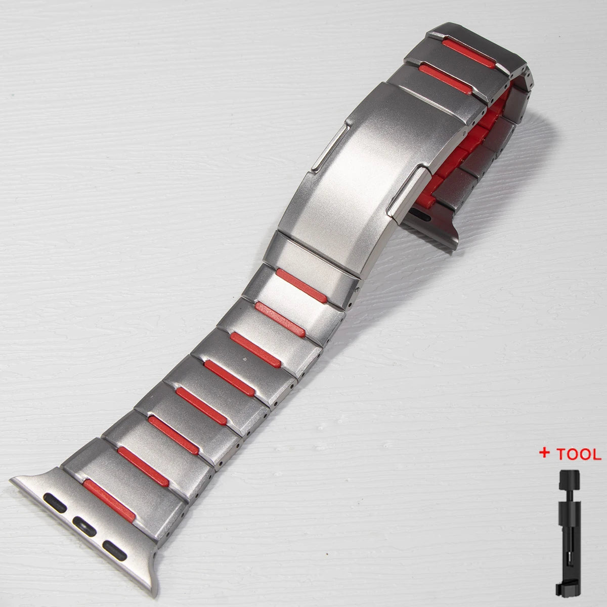 Steel & Silicone Apple Watch Band Series 11/10/9/8/7/6/5/4/ SE / Ultra 1/2/3