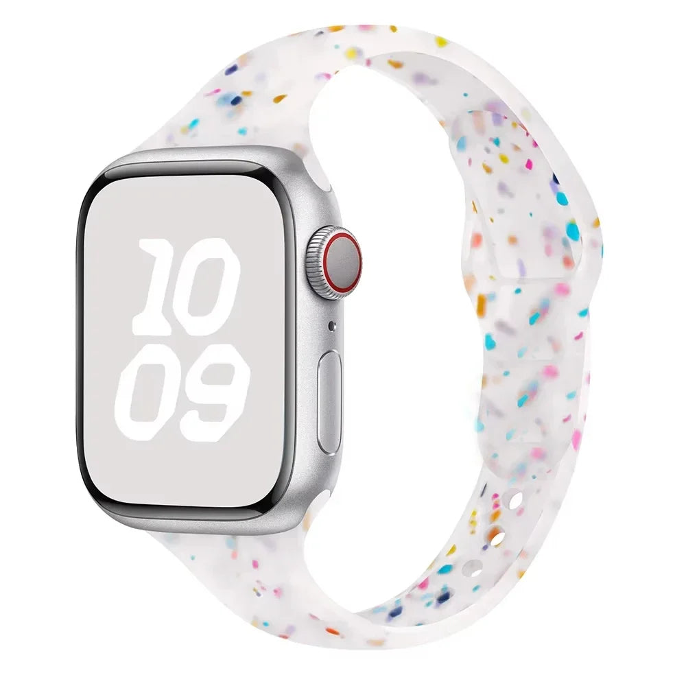 Slim Silicon Apple Watch Band-Strap