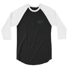 Load image into Gallery viewer, LXIX Golf Collegiate 3/4 sleeve raglan shirt
