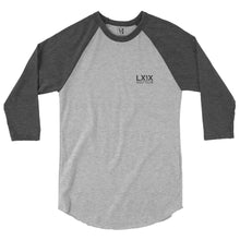 Load image into Gallery viewer, LXIX Golf Swinger Logo 3/4 sleeve raglan shirt
