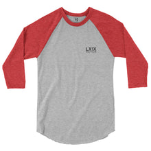 Load image into Gallery viewer, LXIX Golf Swinger Logo 3/4 sleeve raglan shirt
