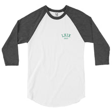 Load image into Gallery viewer, LXIX Golf Collegiate 3/4 sleeve raglan shirt
