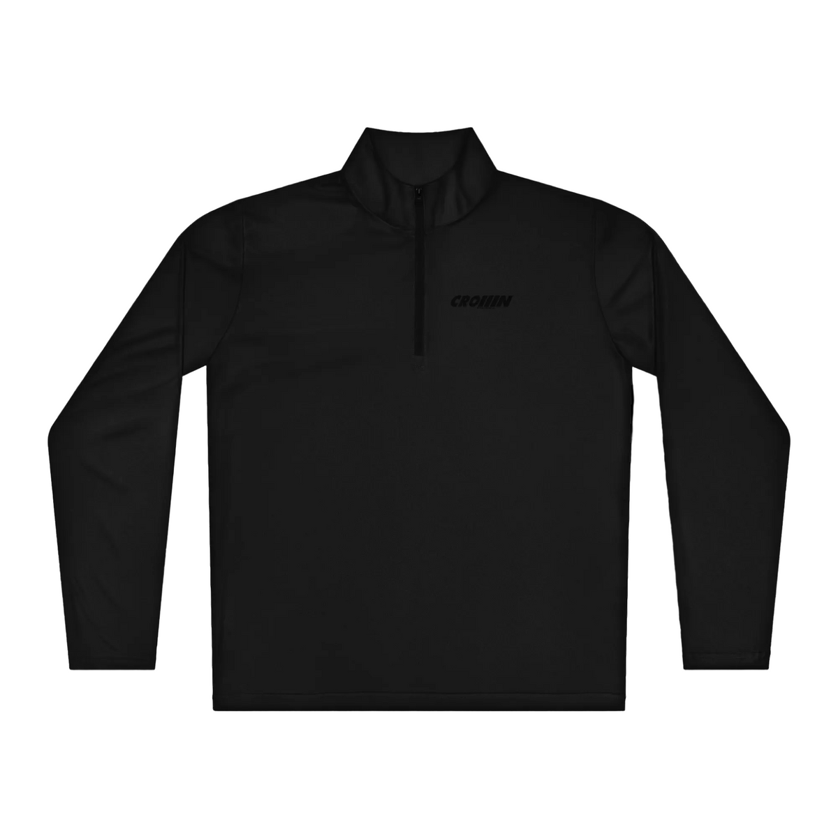CROWN ATHLETICA™ /// Quarter Zip (BLACK)