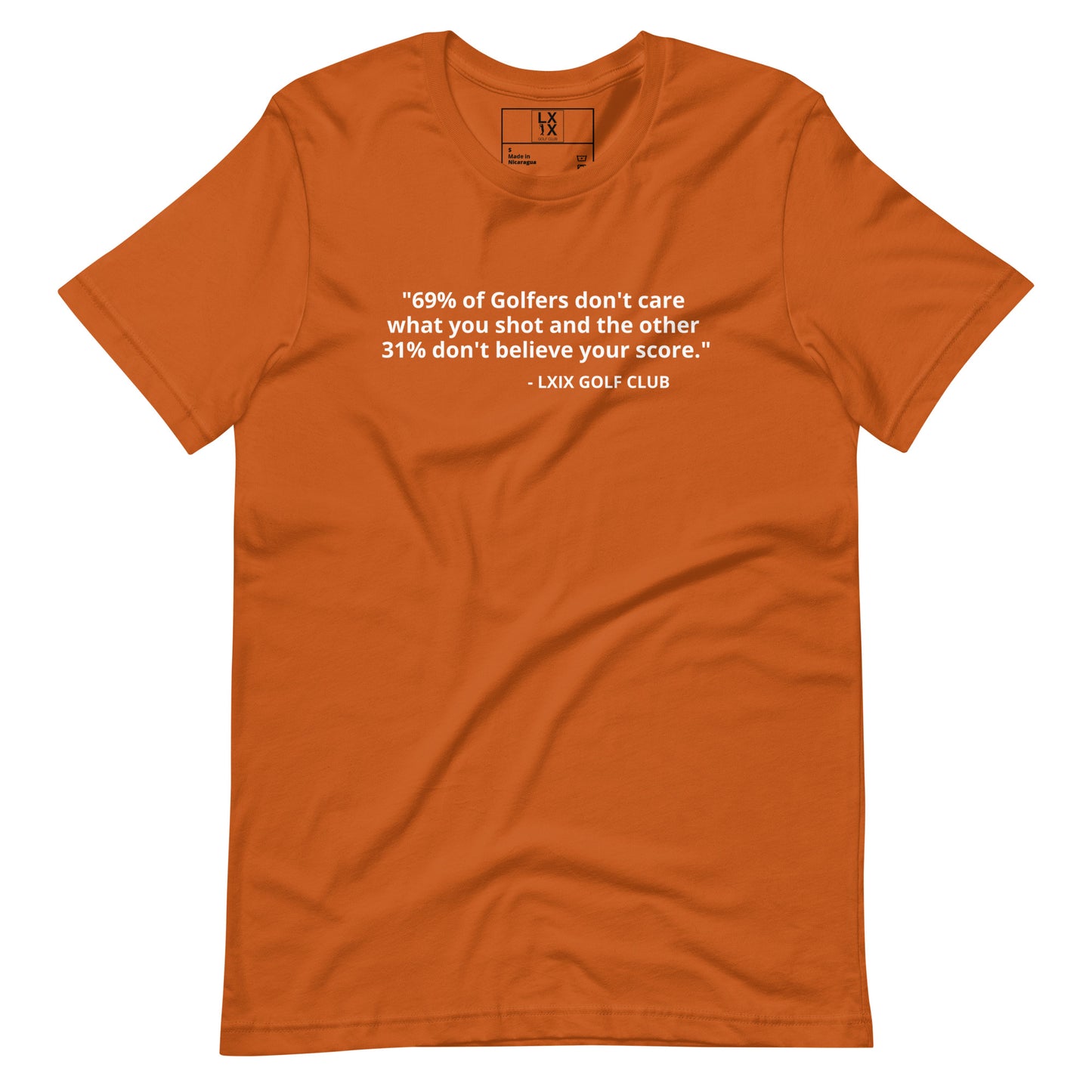 Golf Score Quote Unisex t-shirt