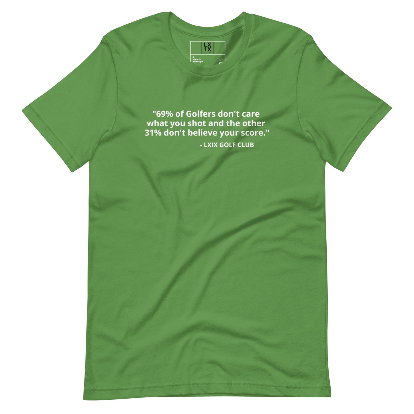Golf Score Quote Unisex t-shirt