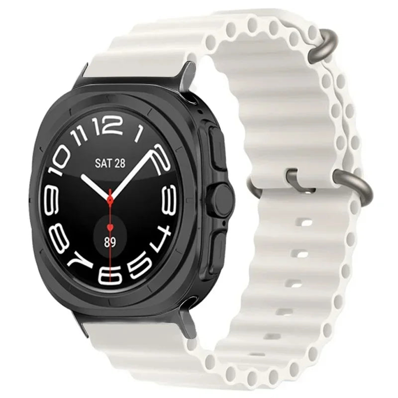 Ocean Silicone Samsung Galaxy 7 Ultra Watch Band 47MM