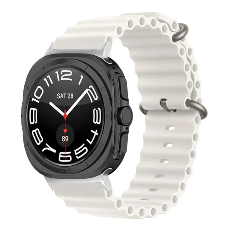 Ocean Silicone Samsung Galaxy 7 Ultra Watch Band 47MM