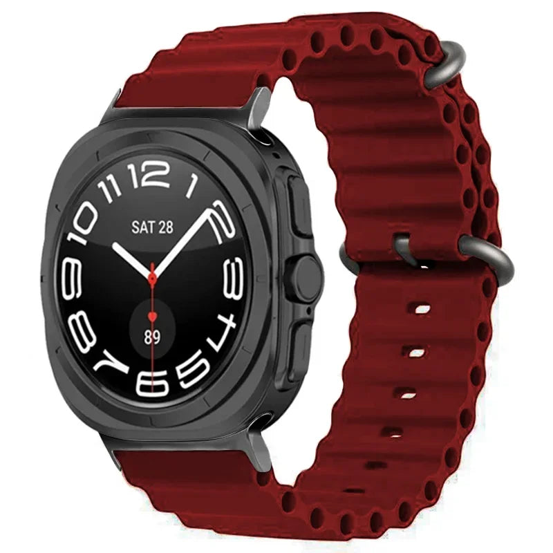 Ocean Silicone Samsung Galaxy 7 Ultra Watch Band 47MM