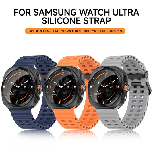 Silicone Samsung Galaxy 7 Ultra Watch Band 47MM