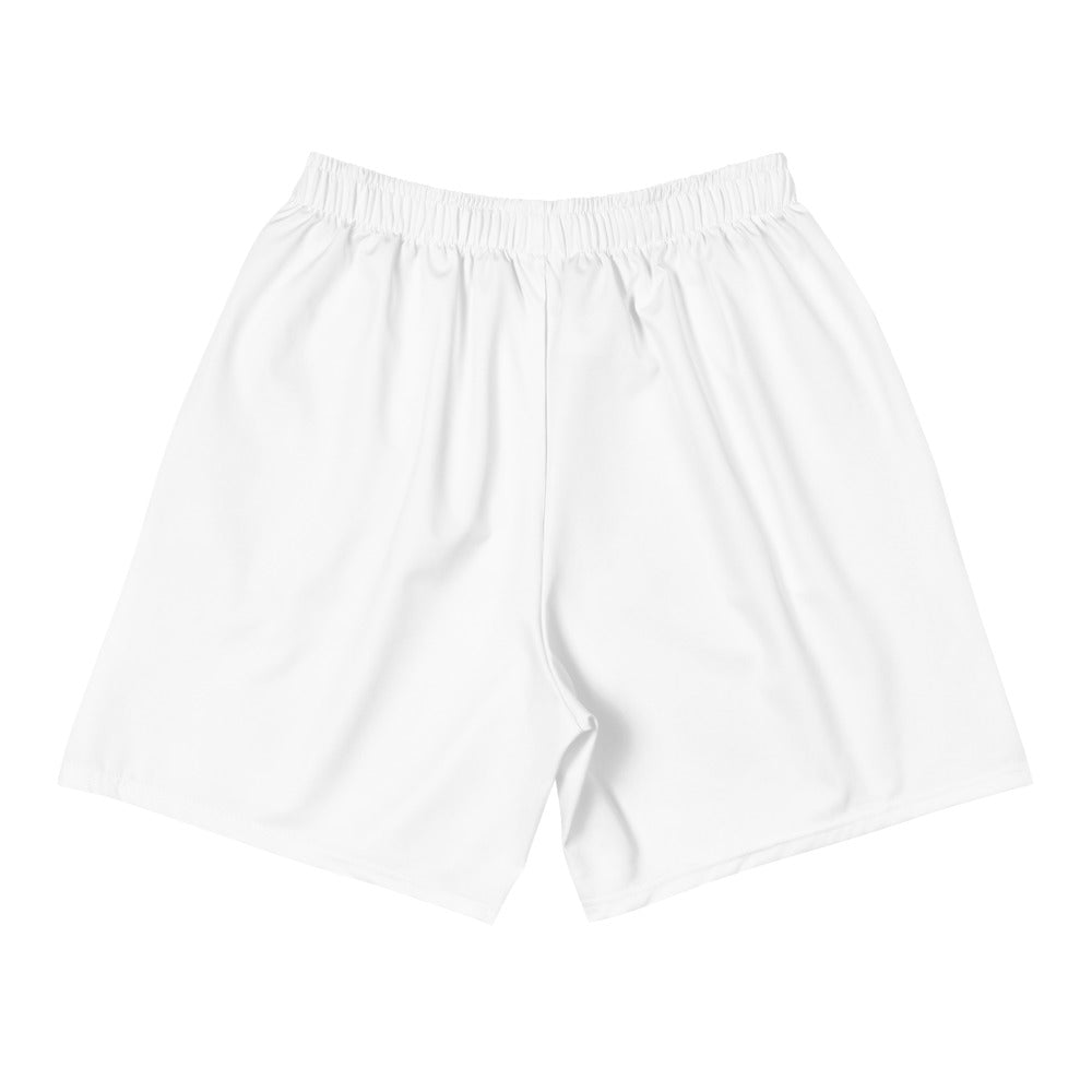 Arch Logo Men's Athletic Long Shorts - White