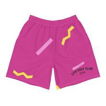 Load image into Gallery viewer, Arch Logo Margy Edition Pink Men&#39;s Athletic Long Shorts
