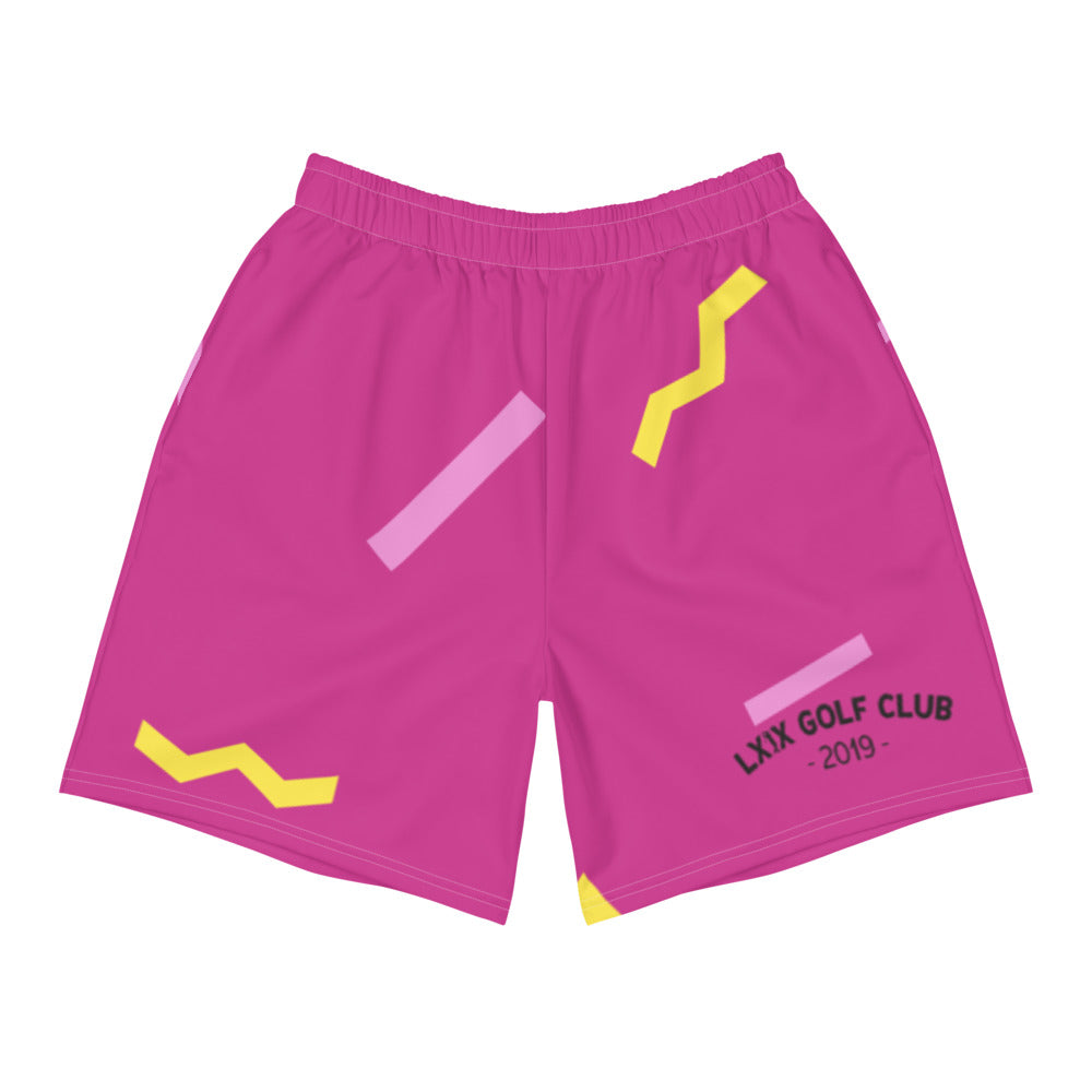 Arch Logo Margy Edition Pink Men's Athletic Long Shorts