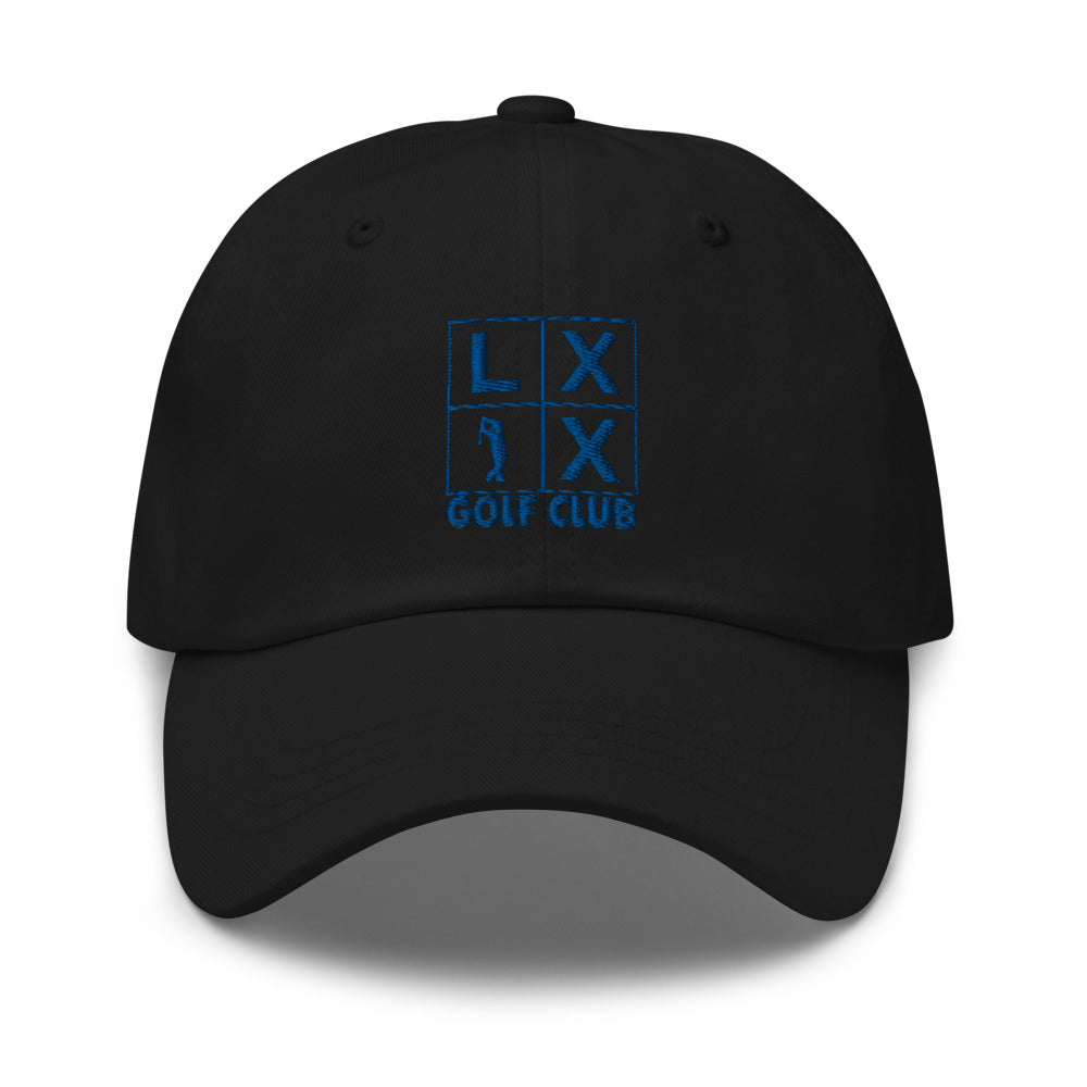 Four Box Logo Dad Hat - Blue Logo