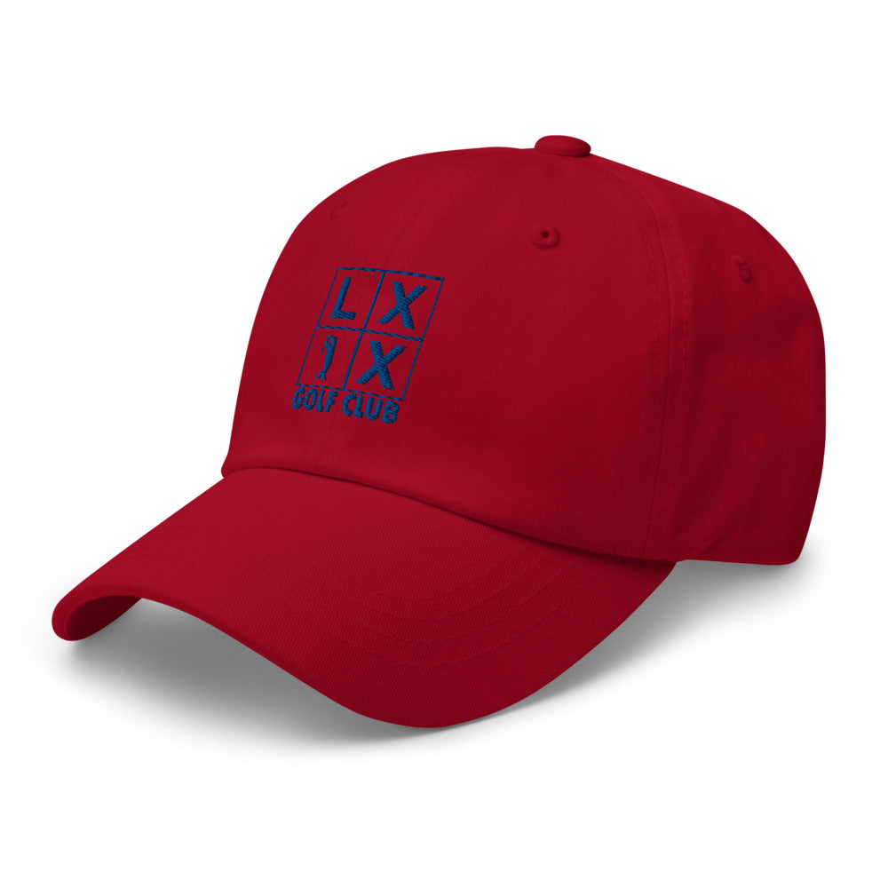 Four Box Logo Dad Hat - Blue Logo