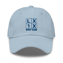 Load image into Gallery viewer, Four Box Logo Dad Hat - Blue Logo
