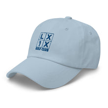 Load image into Gallery viewer, Four Box Logo Dad Hat - Blue Logo
