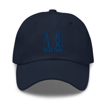 Load image into Gallery viewer, Four Box Logo Dad Hat - Blue Logo
