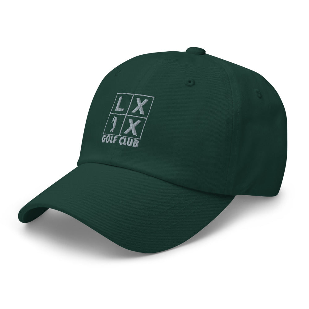 Four Box Logo Dad Hat - Gray Logo
