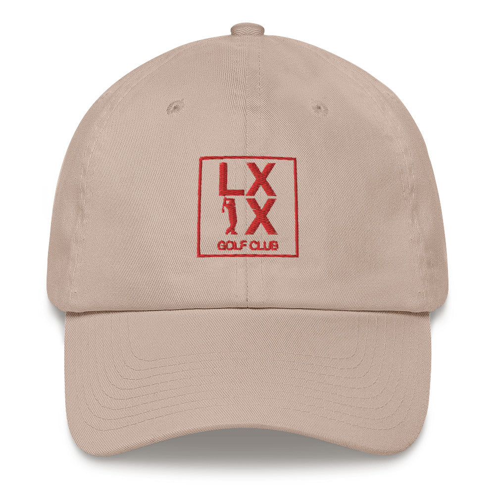 Box Logo Dad Hat - Red Logo