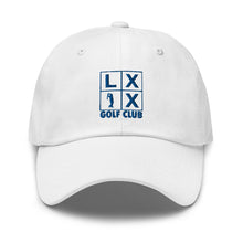 Load image into Gallery viewer, Four Box Logo Dad Hat - Blue Logo
