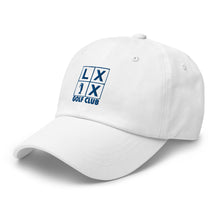 Load image into Gallery viewer, Four Box Logo Dad Hat - Blue Logo
