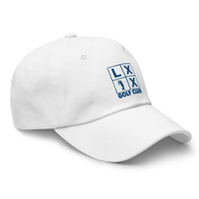 Load image into Gallery viewer, Four Box Logo Dad Hat - Blue Logo
