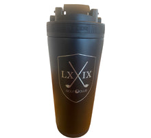 Load image into Gallery viewer, Ice Shaker 28oz Bottle - LXIX Golf Club Shield Logo
