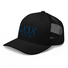 Load image into Gallery viewer, Curve Logo Trucker Cap - Blue Logo
