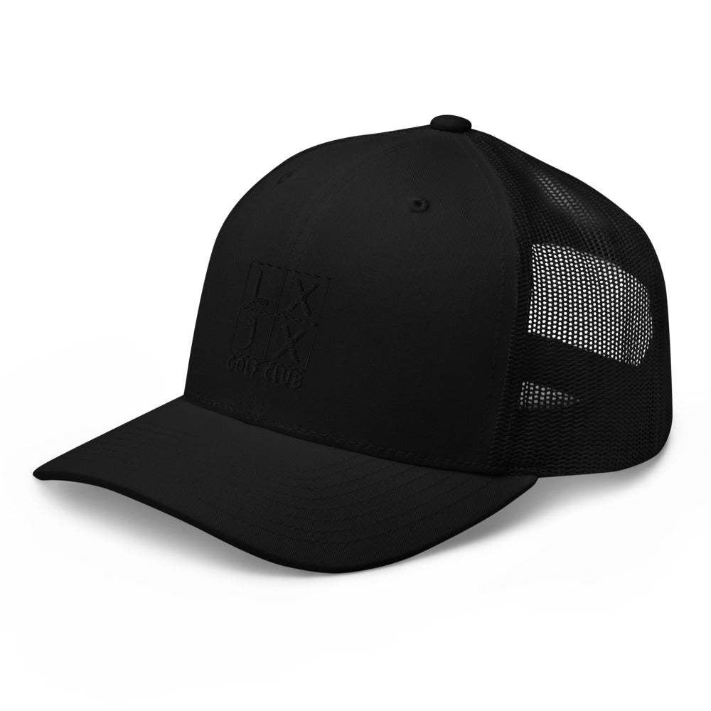 Four Box Logo Trucker Cap - Black Logo