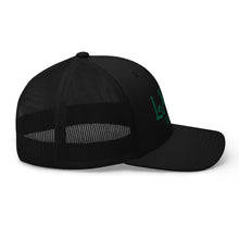 Load image into Gallery viewer, Curve Logo Trucker Cap - Green Logo
