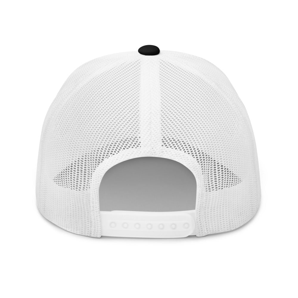 Curve Logo Trucker Cap - Red Logo