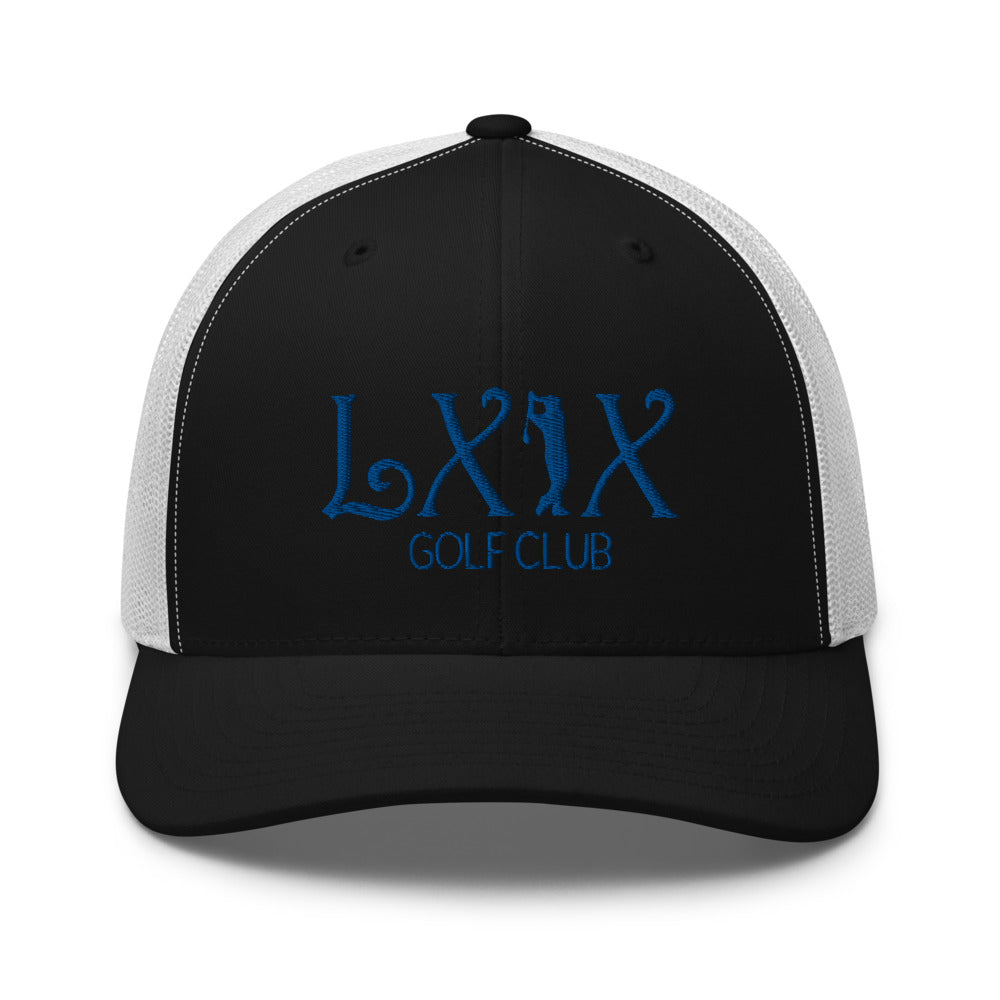 Curve Logo Trucker Cap - Blue Logo