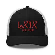 Load image into Gallery viewer, Curve Logo Trucker Cap - Red Logo
