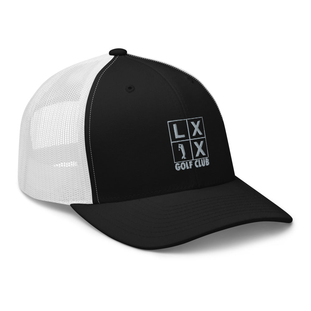 Four Box Logo Trucker Cap - Gray Logo