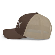 Load image into Gallery viewer, Curve Logo Trucker Cap - White Logo
