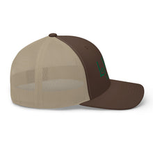 Load image into Gallery viewer, Curve Logo Trucker Cap - Green Logo
